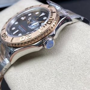 China Super Clone Yacht-Master Two-Tone with Everose-Tone Bezel and Black Dial