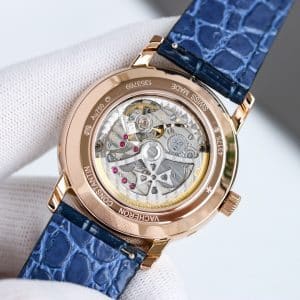 Super Clone Vacheron Constantin Historiques 3110V/000R-B426 40mm White Dial Rose Gold Case Leather Strap TW Factory