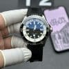 Super Clone Breitling Superocean 44 Blue Dial Stainless Steel Black Rubber Strap BLS Factory