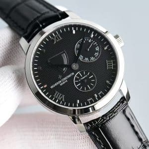 Super Clone Vacheron Constantin Traditionnelle 40mm Black Guilloché Dial Multi-Complication KM Factory