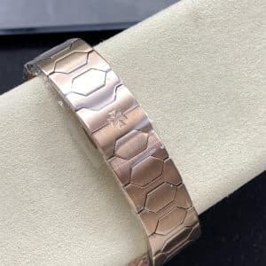 Super Clone Vacheron Constantin Historiques 4200H/000R-9359 37mm Brown Dial Rose Gold Case Integrated Bracelet SJ Factory