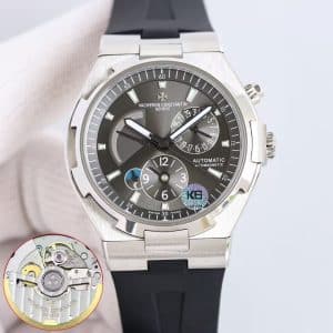 Super Clone Vacheron Constantin Overseas 7700V 41mm Grey Dial Stainless Steel Integrated Bracelet KB Factory