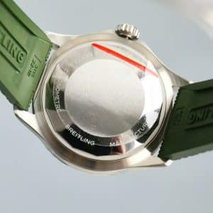 Super Clone Breitling Superocean 44 Orange Dial Stainless Steel Orange Rubber Strap BLS Factory