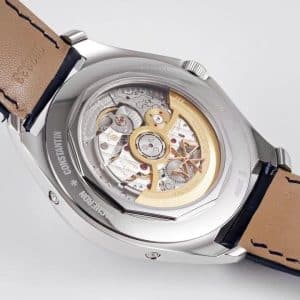Super Clone Vacheron Constantin Fiftysix 4000E/000A-B548 40mm Blue Complete Calendar Steel Case Leather Strap TW Factory