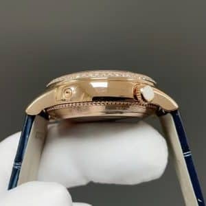 YMS Factory Super Clone Vacheron Constantin Traditionnelle Moon Phase Ref. 83570/000R-9915 Pavé Dial Replica