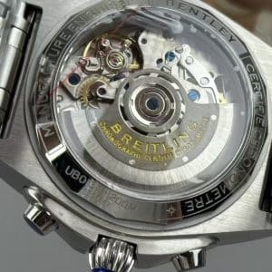 Super Clone Breitling Chronomat 42 Champagne Dial Black Subdials Stainless Steel Pilot Bracelet BLS Factory