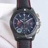Super Clone Breitling Avenger 45 Black Dial Black Steel Tactical Strap KB Factory