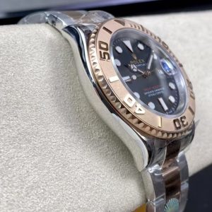 China Super Clone Yacht-Master Two-Tone with Everose-Tone Bezel and Black Dial