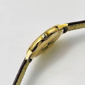 Super Clone Vacheron Constantin Patrimony 40mm Champagne-Ivory Dial Yellow-Gold Case Brown Leather Strap MKS Factory (Ref. 81180 · 9039 Ultra-Thin Movement)