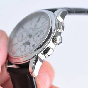 Super Clone Patek Philippe Grand Complications Style 41mm Gold Dial Yellow Gold Case Leather Strap TW Factory
