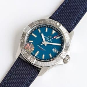 Super Clone Breitling Avenger 43 Blue Dial Stainless Steel Bracelet RAF Insignia Edition BLS Factory