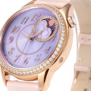 KB Factory Super Clone Vacheron Constantin Égérie Moon Phase Lilac Mother-of-Pearl Dial Ref. 8005F/000R-B958 Replica