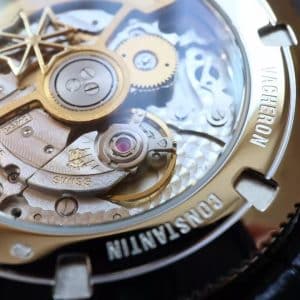 Super Clone Vacheron Constantin Traditionnelle 41mm Grey Dial Pink Gold Case Alligator Strap MX Factory
