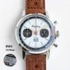 Super Clone Breitling Top Time 41 DEUS White Dial Stainless Steel Leather Strap BLS Factory