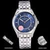 Super Clone Vacheron Constantin Fiftysix 4600E/110A-B487 40mm Blue Dial Steel Case Steel Bracelet ZF Factory
