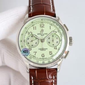 Super Clone Breitling Premier Chronograph 42 Pastel Green – KB Factory