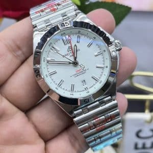 China Super Clone · BLS Breitling Chronomat GMT White Orbi