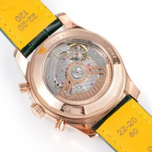 Breitling Navitimer Chronograph Super Clone – BLS Factory Rose Gold Case Green Dial Edition