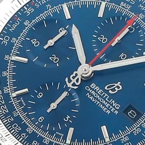 Breitling Navitimer Super Clone – BLS Factory Stainless Steel Blue Dial on Nubuck Leather