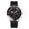 Super Clone Breitling Superocean Heritage Chronograph 44 Black Dial Rose Gold Bezel Black Rubber Strap BLS Factory