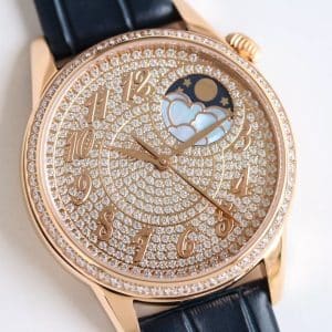 YMS Factory Super Clone Vacheron Constantin Égérie Moon Phase Ref. 8005F/000R-B958 Diamond Dial Replica