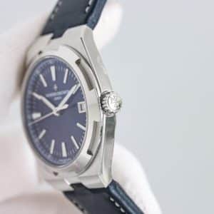 Super Clone Vacheron Constantin Overseas 41mm Blue Dial Leather Strap KB Factory