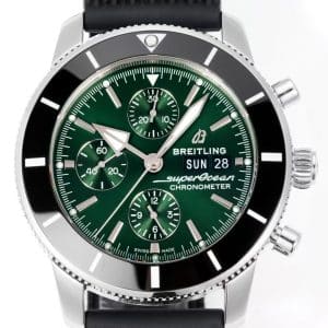 Breitling Superocean Heritage II Chronograph Green Dial · BLS Factory China Replica Edition