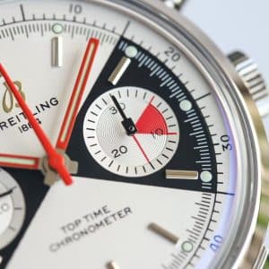 Super Clone Breitling Top Time 41 Zorro Dial Stainless Steel Leather Strap BLS Factory