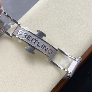 Breitling Navitimer Super Clone by BLS Factory — Steel Case, Blue Dial, On the Wrist in Motion