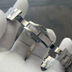 Super Clone Vacheron Constantin Overseas 7900V 41mm Black Dial Stainless Steel Integrated Bracelet MKF Factory