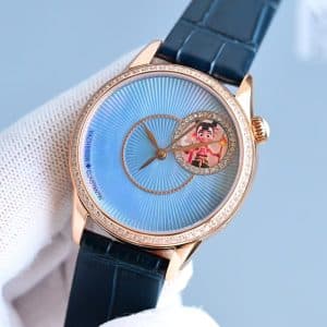 YMS Factory Super Clone Vacheron Constantin Égérie Moon Phase Blue Dial Nezha Edition Ref. 8005F/000R-B958 Replica