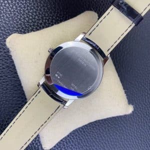 Super Clone Vacheron Constantin Patrimony 40mm Gray Dial White-Gold Case Black Leather Strap MKS Factory (Ref. 81180 · 9039 Ultra-Thin Movement)