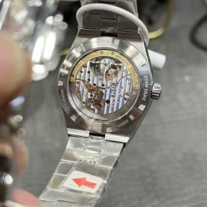 Super Clone Vacheron Constantin Overseas Tourbillon 42.5mm Blue Dial Stainless Steel Integrated Bracelet BBR Factory