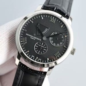 Super Clone Vacheron Constantin Traditionnelle 40mm Black Guilloché Dial Multi-Complication KM Factory