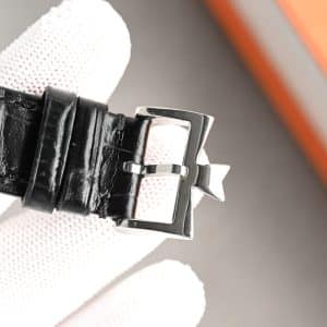Super Clone Vacheron Constantin Historiques Square 36mm White Dial Steel Case Leather Strap VC+ Factory