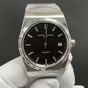 Super Clone Vacheron Constantin Historiques 222 37mm Black Dial Steel Case Integrated Bracelet OP Factory