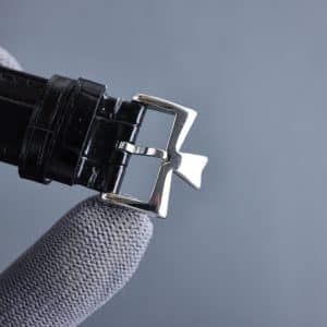 Super Clone Vacheron Constantin Historiques 47101 40mm Off White Dial Steel Case Leather Strap TW Factory