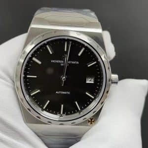 Super Clone Vacheron Constantin Historiques 222 37mm Black Dial Steel Case Integrated Bracelet OP Factory