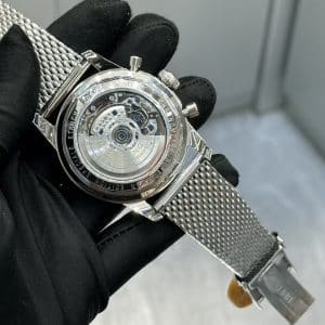 China Replica Breitling Superocean Heritage Chronograph “Panda Dial” Mesh Bracelet — BLS Factory