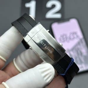Super Clone Breitling Superocean 44 Blue Dial Stainless Steel Black Rubber Strap BLS Factory