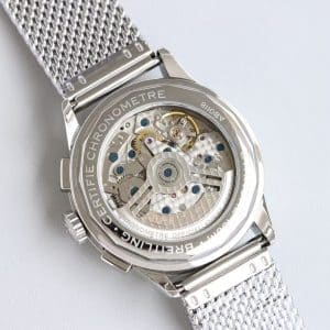Super Clone Breitling Premier Chronograph 42 Reverse Panda – KB Factory (Mesh Bracelet)