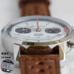 Super Clone Breitling Top Time 41 DEUS White Dial Stainless Steel Leather Strap BLS Factory