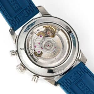 Super Clone Breitling Superocean Heritage Chronograph 44 Blue Dial Stainless Steel Black Rubber Strap BLS Factory V2