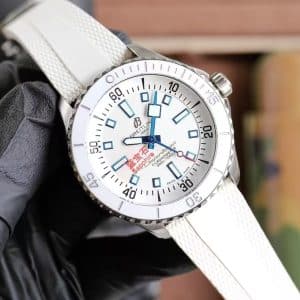 Super Clone Breitling Superocean — White Ice Edition (BLS Factory China Replica)