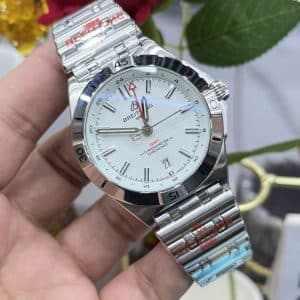 China Super Clone · BLS Breitling Chronomat GMT White Orbi