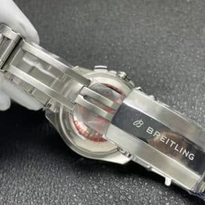 Super Clone Breitling Chronomat 42 Black Dial Stainless Steel Bracelet BLS Factory