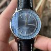 Breitling Navitimer Super Clone – BLS Factory Silver Case Smoke Blue Dial on Black Leather Strap
