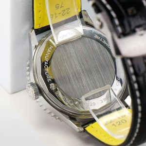 Breitling Navitimer Super Clone by BLS Factory — Steel Case, Black Dial, Black Leather Strap