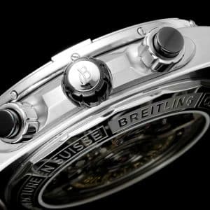 Super Clone Breitling Chronomat 42 White Dial Blue Subdials Stainless Steel Pilot Bracelet GR Factory