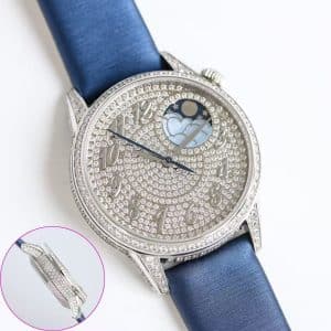 YMS Factory Super Clone Vacheron Constantin Égérie Moon Phase Ref. 8005F/000R-B958 Diamond Dial Replica